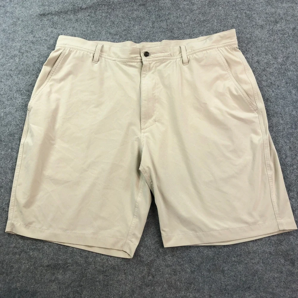 Footjoy Mens Shorts 40x9 Khaki Stretch Regular Fit Golf Country Club Performance